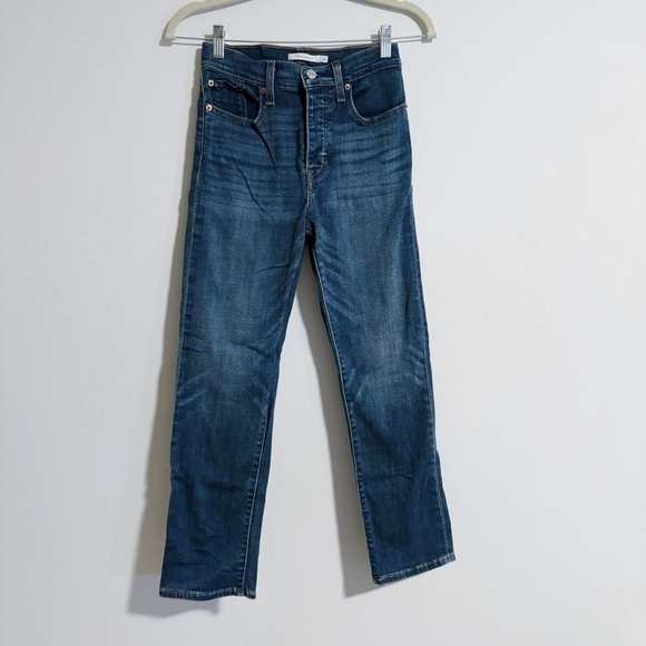 Levi’s - Medium Wash Wedgie Straight Jeans - Picture 1 of 4